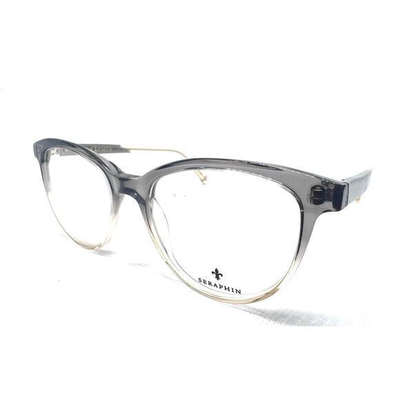 SERAPHIN BY OGI NOBLE 8767 GREY GOLD FADE EYEGLASSES FRAMES 51-18-140 - Picture 3 of 9